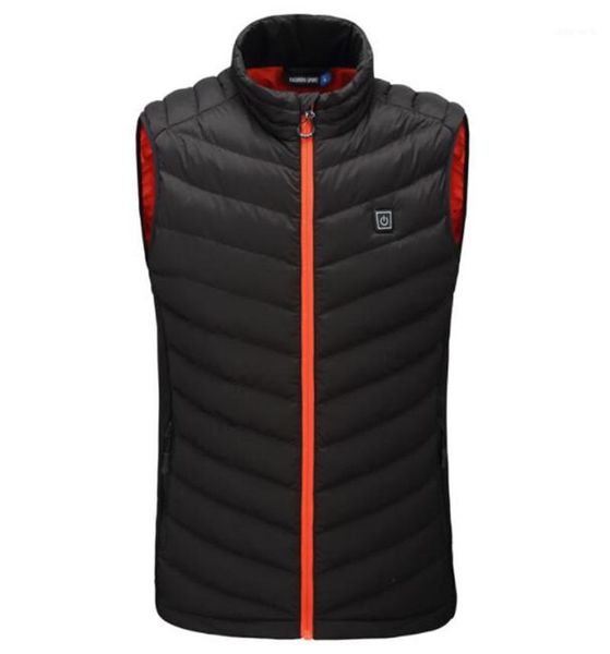 

new motorcycle jacket intelligent heating jacket usb electric battery heated heat outdoor hiking sking vest coats body warmer1