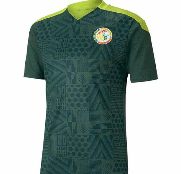 

20-21 senegal thai quality soccer jersey national team 10 3 koulibaly 20 baldÃ© sports dropshipping accepted discount wear, Black;yellow