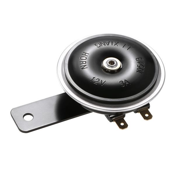 

mini super loud universal electric metal horn waterproof 12v 105db motorcycle black horn