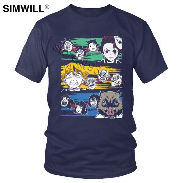 

classic demon slayer inosuke hashibira short sleeve kimetsu no yaiba casual japanese anime fan tee gift hooded sweatshirt hoodie men t shirt