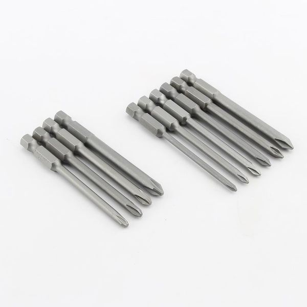 

75mm length 10pcs cross s2 steel magnetic electric screwdriver bit set wind batch head screw driver bits batch head1