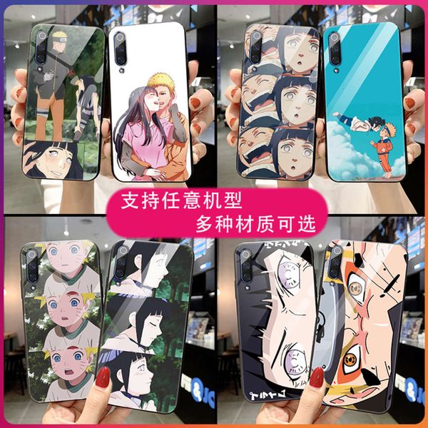 

naruto hatata mobile phone shell lovers any model mirror glass silicone soft set fire animation surrounding