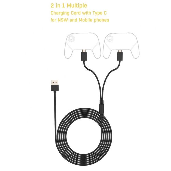 

3м консоли usb c type-c-кабель для зарядки переключатель pro пс5 xbox one series x