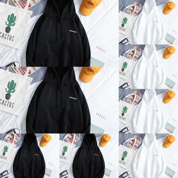 

obkfv осень с капюшоном свитер мужской пары ины хип пальто sweaterhoodie sweaterhop бренд утолщенной плюшевые пальто моды сплошной цвет своб, Black