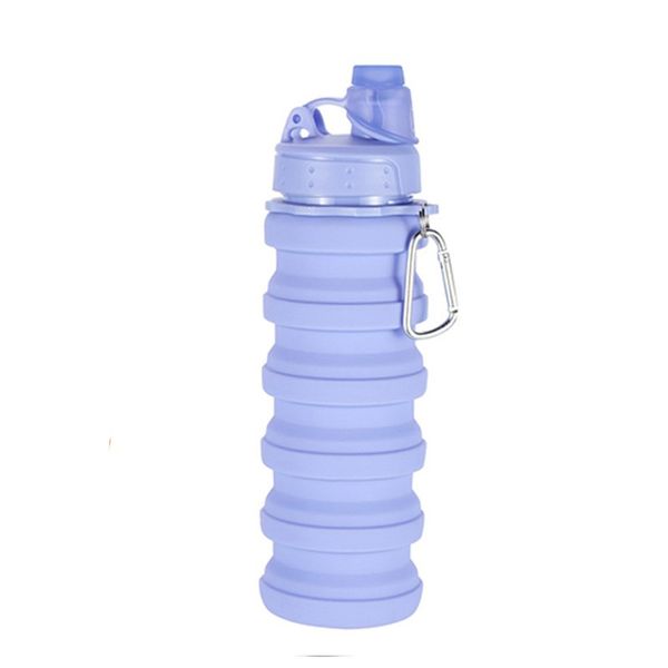 

silica gel water cup pot sports telescopic kettles portable foldable multi colors waters bottles new arrival 20 7lj l1