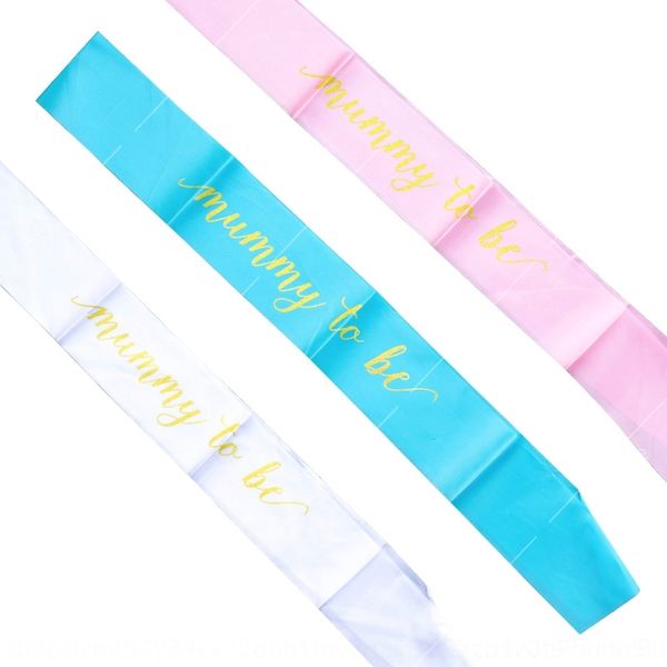 

wgda7 party mummy shoulder decoration to be mother shoulder strap baby greeting etiquette strap gilding baby shower fbpsr