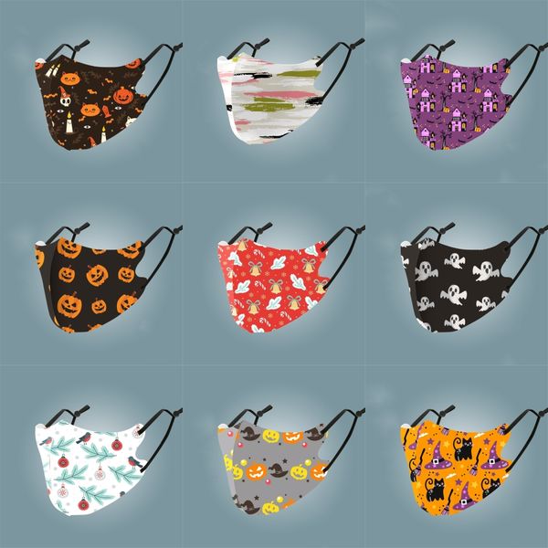 

2020 face mask designer printed face mask ear-loop dust mouth masks soft breathable prective dustproof mask#119, Black