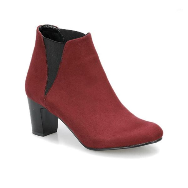 

boots flo dw18063 burgundy women 's heels miss f1, Black