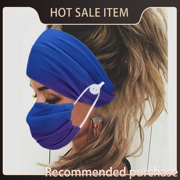 

new button anti-fog band hair fashion women set gwe1844 masks dustproof lfvj breathable antiperspiran mask creativity lanyard gradient lusm