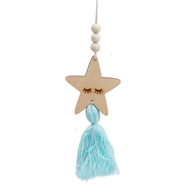 

shape wooden beads tassel pendant star decorations nordic style kids room decoration wall hanging ornament for pgraphy 9 nlk77