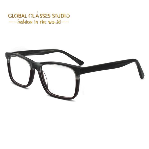 

male fashion design brown optical glasses vintage square-frame eyewearglasses g154 wd3065, Black