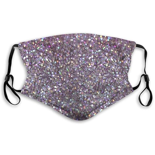 

sun bling washable reusable mask care shield color gold elbow sequins shiny face cover anti-dust mouth masks#623