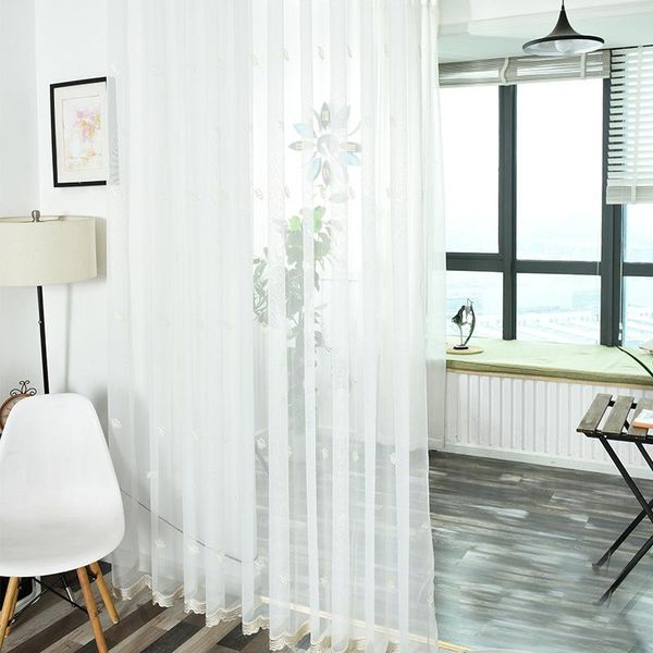 

high grade velveteen curtain window screen bedroom balcony living room embroidered window screen floor curtain matching yarn