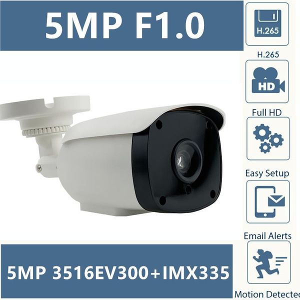 

f1.0 m16 lens 5mp sony imx335+3516ev300 2592*1944 ip camera low illumination h.265 all color onvif cms xmeye p2p rtsp