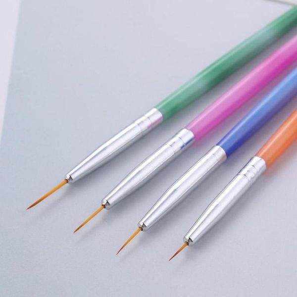 

4шт nail art pen uv gel рисования цветка линии сетки украшение маникюр tool 4шт ногтей wmtcig xhqhlady, Yellow