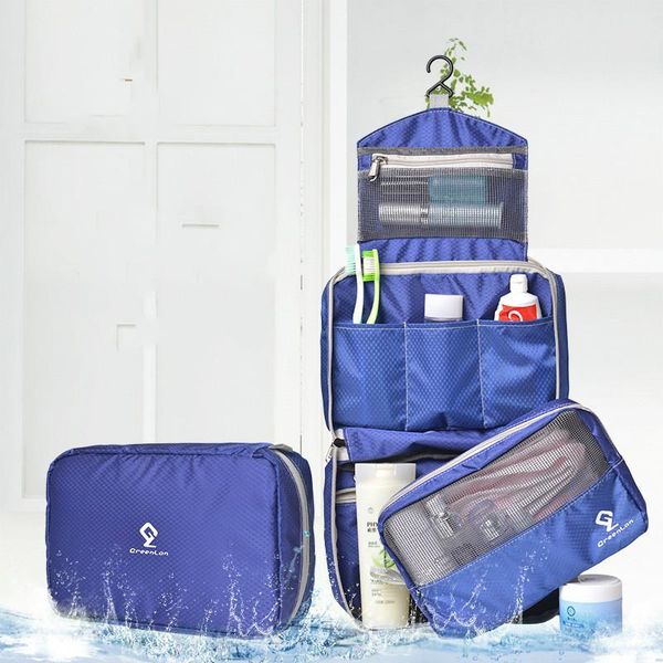 

ale outdoor nylon waterproof cosmetic bag big capacity travelling folden storage bag casual candy color toiletry