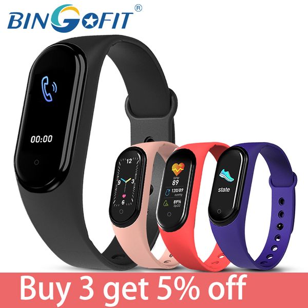 

bingofit группа m5 смарт браслет ip67 водонепроницаемого давление smarthwatch крови tracker smartband фитнес нарукавье