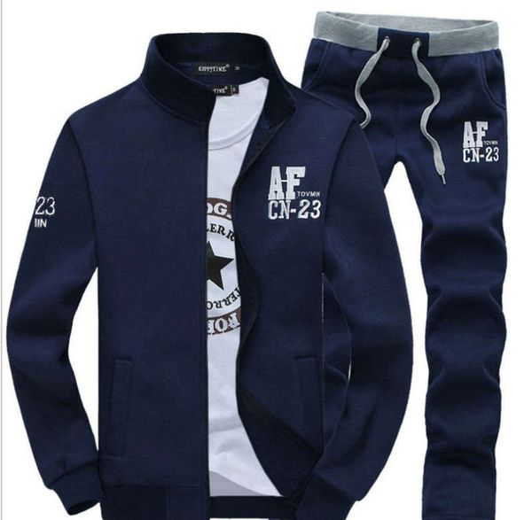 

suit af sportswear men's casual two piece, Gray