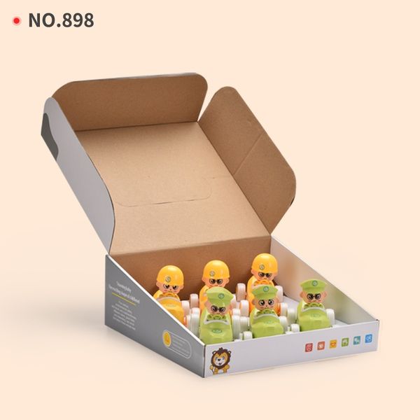 

multi color cute mini banana shape car toy kid baby early educational toy kid baby christmas gift a set