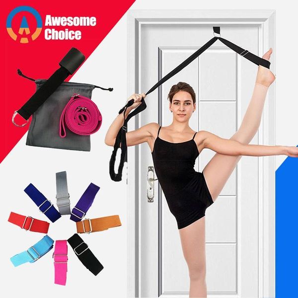 

resistance bands 3 pcs leg stretcher strap with door flexibility for ballet cheer dance gymnastics trainer yoga muscle stretching indoor fit