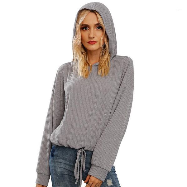 

women long-sleeved hoodie woman 2020 autumn new casual solid pullovers hoodies sweatshirt plus size hoody ladies1, Black