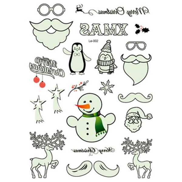 

15pcs lot tattoo sticker kids set face temporary tattoo child christmas body tatoo for kids children cute tattoos halloween swy wmtyvd
