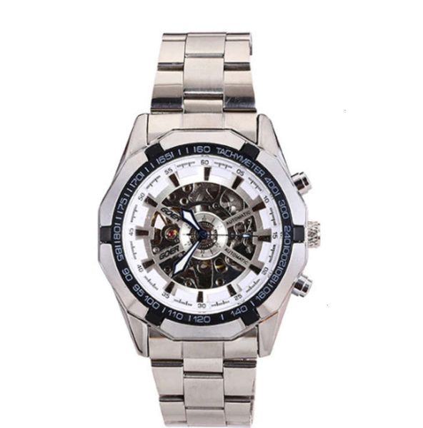 

mechanical men's t-goer through automatic hollow watch steel band watch gz0077gnj94, Slivery;brown