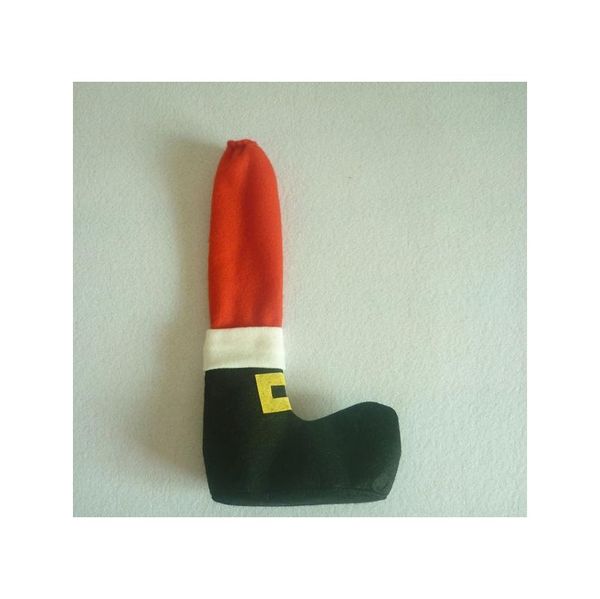 

new design 4pcs /set santa claus leg chair foot covers lovely table decor christmas home decorations funny chr jlltdc sinabag