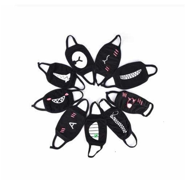 

face mouth mask cotton dustproof mouth face mask anime cartoon lucky bear women men muffle face mouth party masks