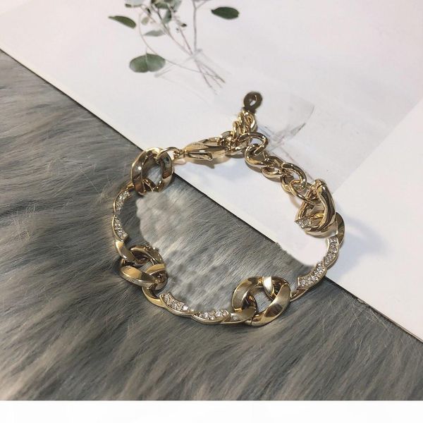 

fashion bracelet for woman gold bracelet diamond bracelet electroplated gold charm selling jewelry, Black