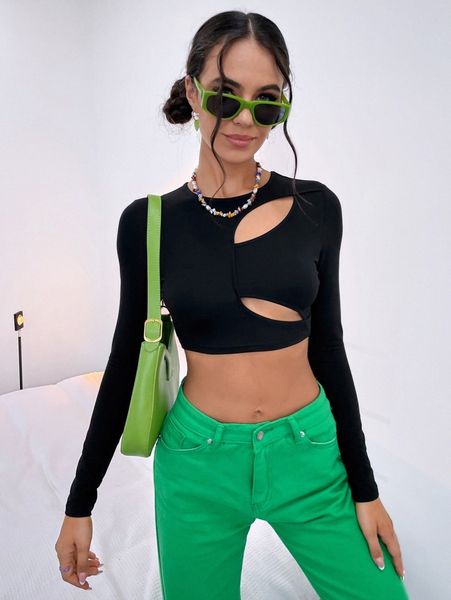 

cutout solid crop p9rp#, White