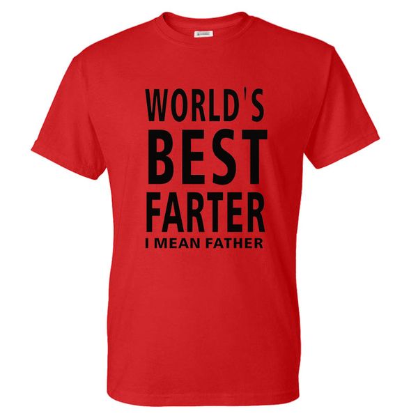 

sport t-shirt world's farter i mean father letter printing fashion t shirt men casual short sleeve o-neck cotton tee shirt