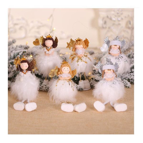 

christmas decorations cute white angel/xmas doll/deskwindow creative decoration/christmas tree decoration pendant/children's gifts1