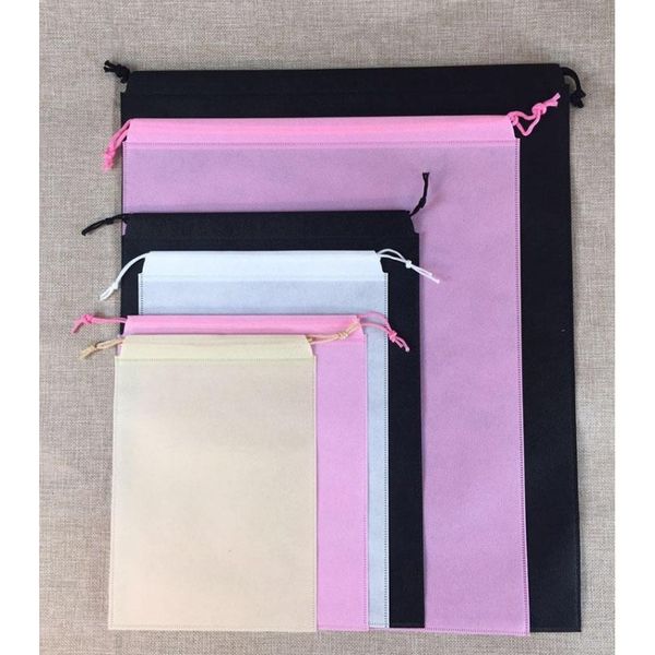 

non woven storage dust bag for clothes shoes packaging for handbag travel sundries storage pull rope organizatio jlltns mxyard