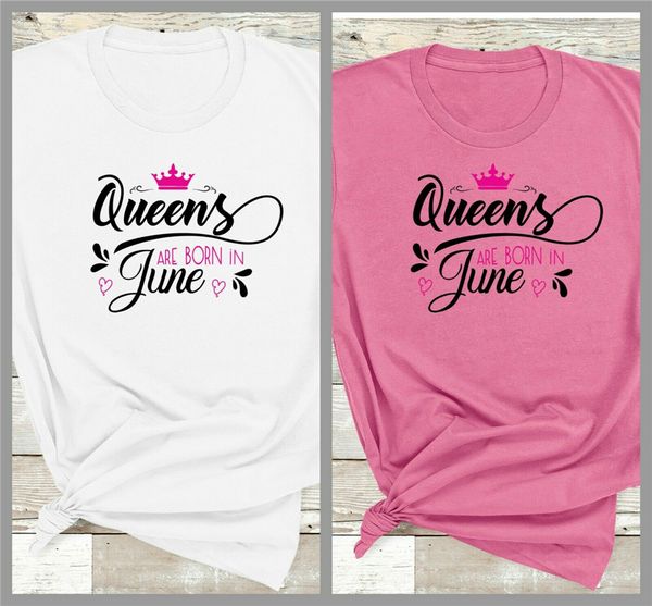 

classic white t shirt queens are born in fun slogan printed tee short sleeve cotton customize tee shirt sport hooded sweatshirt hoodie
