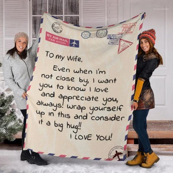 

room warm comfortable wrap blanket bed sheet perfect letter blanket a gift for family friends lovers home textiles 150x200cm1