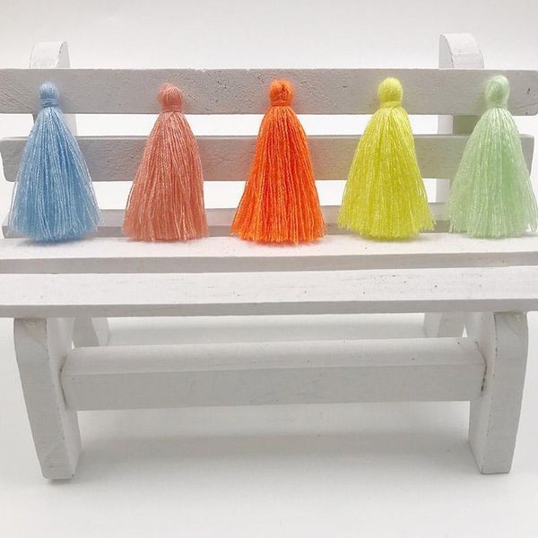 

200pcs lot 3cm mini cotton tassel fringe sewing bangs flower tassel pendant tassels for diy curtains home decoration accessories h qyldmm