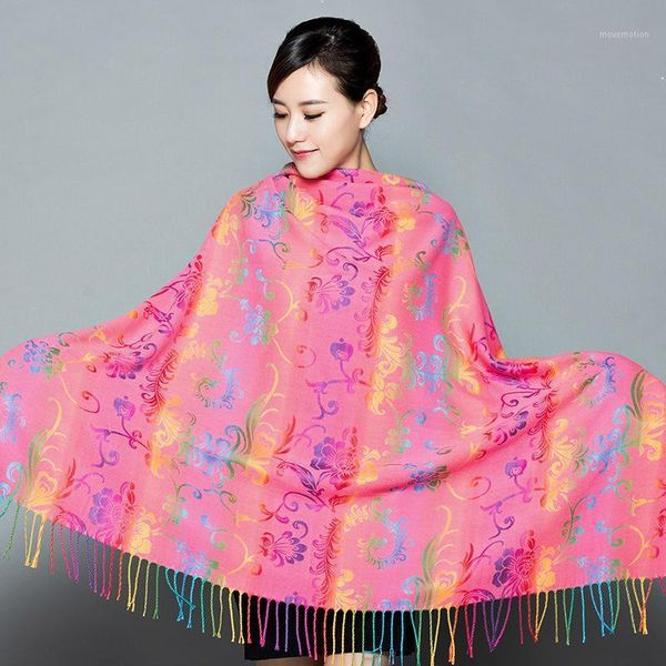 

large hijab scarves for women fashion print cashmere-like scarf female 140cmx140cm square shawls head scarfs1, Blue;gray
