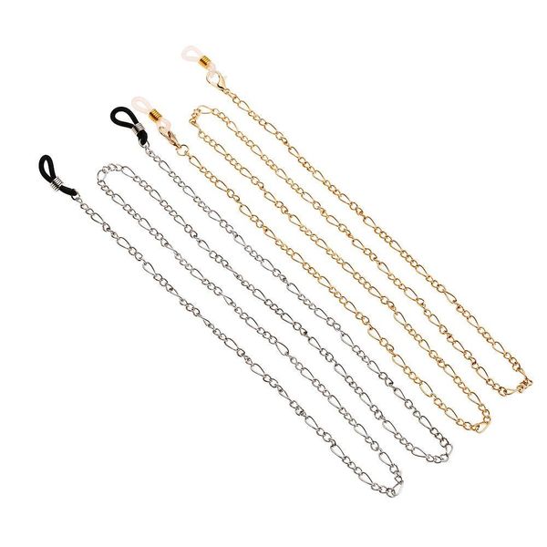 

2020 new gold color glasses chain silver color 2 pcs simple casaul eyeglasses chain lanyard sunglasses necklace accessories h jllntr