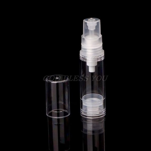 

5ml/10ml/15ml transparent airless pump vacuum bottle plastic travel bottle drop shipping 5ml/10ml/15ml tra bbyhym
