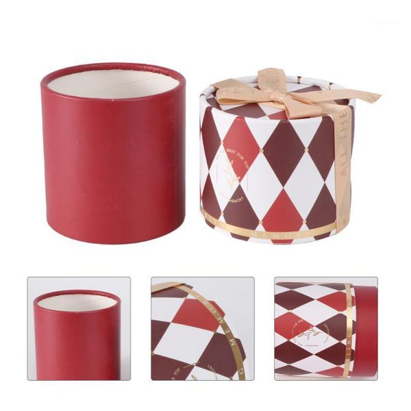 

1pc christmas eve apple box festival gift packing box decorative apple (red)1