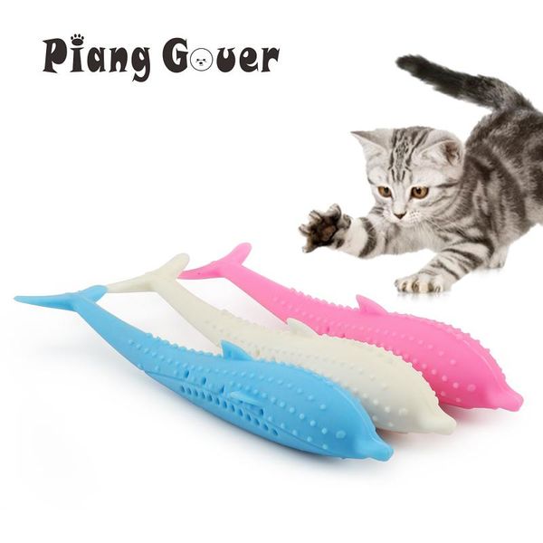 

мягкая силиконовая mint рыба cat игрушка catnip pet игрушки чистить зубы зубная щетка чу кошек игрушки bbywvj wrhome