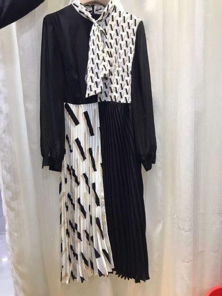 

bh03271 new fashion women 2020 spring dress european design party style dress1, Black;gray