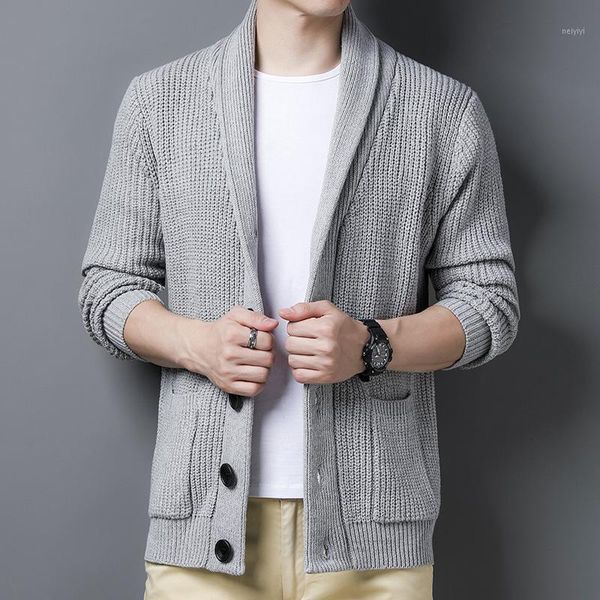 

men's sweaters men's cardigan slim sweater stripe comfortable warm men wool blend male wild fashion casual sweaters1, White;black