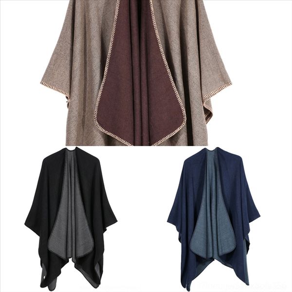 

uak women new small fox shl scarf fashion animal pattern shawls wrap print fringe solid color scarf, Black