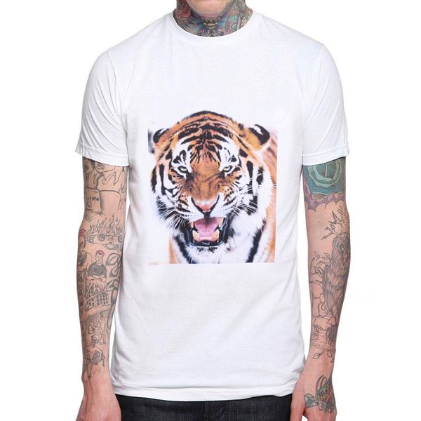 

ink printing tiger head mens short sleeve white hipster animal printed cool s sport hooded sweatshirt hoodie men t shirt