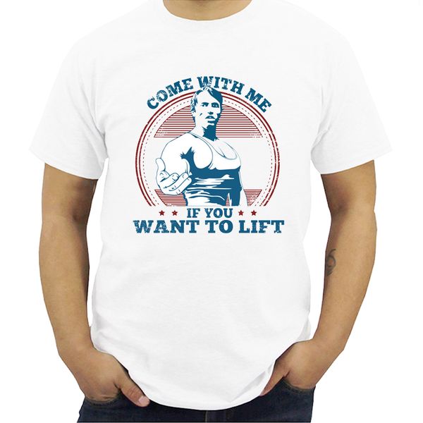 

come with me if you want lift arnold schwarzenegger casual mens hipster fitness tee camiseta hooded sweatshirt hoodie men t shirt