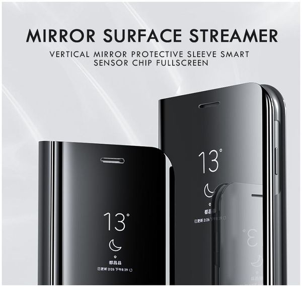 

smart mirror case for xiaomi redmi note 9 9s 8 7 5 6 k20 pro 8t 9 9a wmtorv