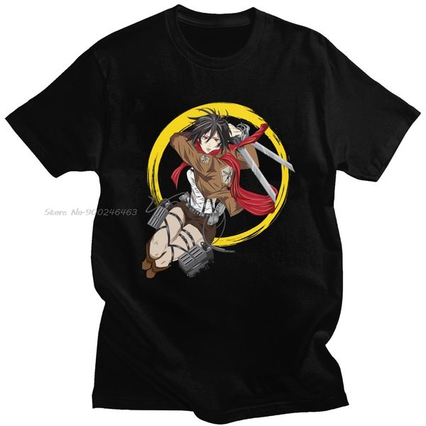 

fashion japanese anime manga ackerman tee short sleeve attack on titan pure graphic tshirt gift sport hooded sweatshirt hoodie men t shirt