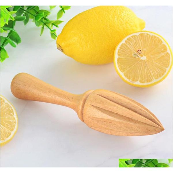 

beech lemon juicer manually wooden lemon squeezer orange citrus juice extractor lemon reamer wi jllimp yeah2010
